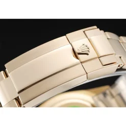 Rolex Cosmograph Daytona Brown Dial Diamond Numerals Gold Case And Bracelet 1454245