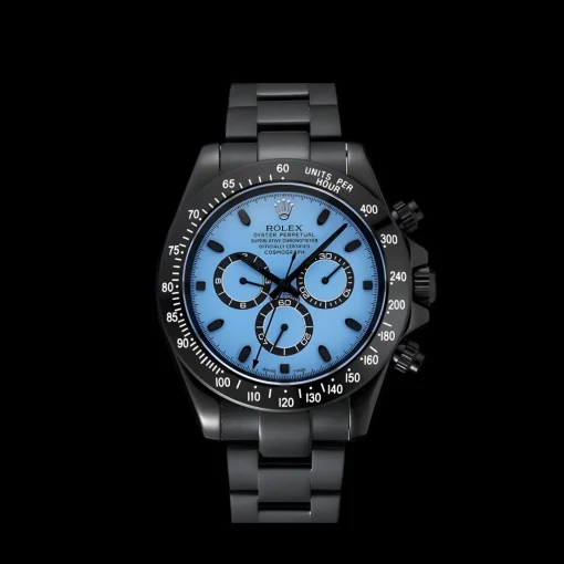 Rolex Cosmograph Daytona Blue And Black Dial Black Stainless Steel Case And Bracelet 1454250