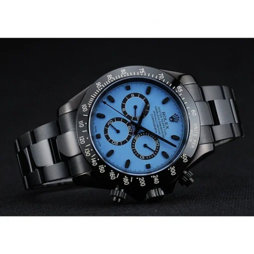 Rolex Cosmograph Daytona Blue And Black Dial Black Stainless Steel Case And Bracelet 1454250