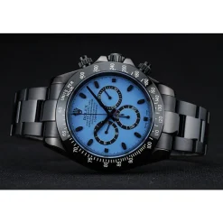 Rolex Cosmograph Daytona Blue And Black Dial Black Stainless Steel Case And Bracelet 1454250