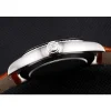Rolex Datejust Blue Dial Stainless Steel Case Light Brown Leather Strap