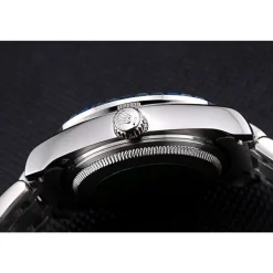 Rolex Datejust Diamond Dial Blue Jewels Bezel Stainless Steel Case And Bracelet 622834
