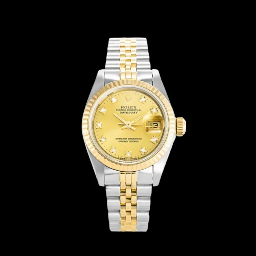 Rolex Datejust Gold and Diamonds Ladies 69173