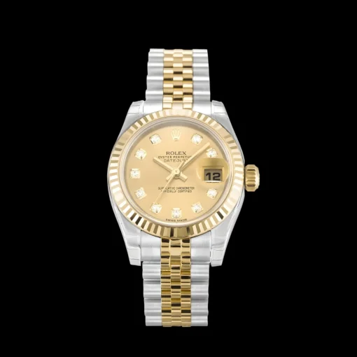 Rolex Datejust Lady Champagne Diamond Dial 179173