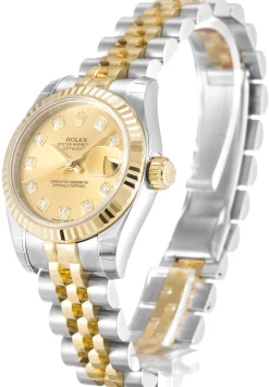 Rolex Datejust Lady Champagne Diamond Dial 179173
