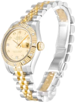 Rolex Datejust Lady Pearl-Champagne Diamond Dial 179313