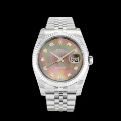 Rolex Datejust Pearl Black-Diamond Dial 116234