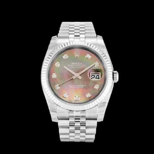 Rolex Datejust Pearl Black-Diamond Dial 116234