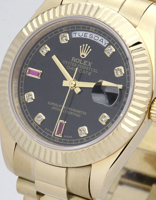 Rolex Day-Date Black Dial 118238
