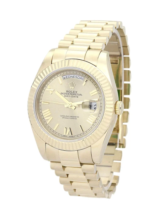 Rolex Day-Date II Gold Dial 218238