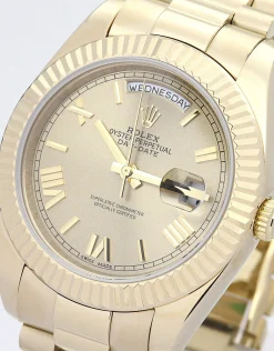 Rolex Day-Date II Gold Dial 218238