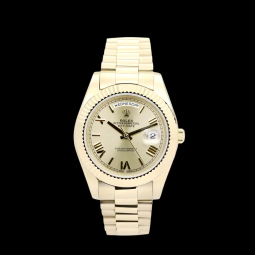 Rolex Day-Date II Gold Dial 218238