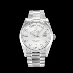 Rolex Day-Date II Silver 218239