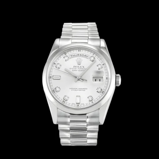 Rolex Day-Date II Silver 218239