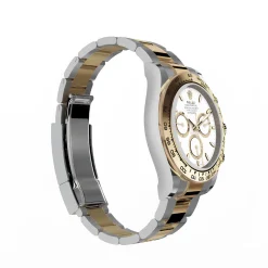 Rolex Daytona Cosmograph: Oyster, 40 mm, Yellow gold, White dial, m126503-0001