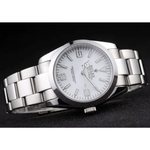Rolex Explorer Polished Stainless Steel White Dial 98086