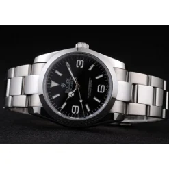 Rolex Explorer Polished Stainless Steel Black Dial 98087