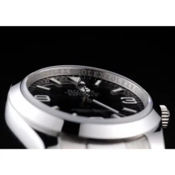 Rolex Explorer Polished Stainless Steel Black Dial 98087
