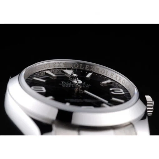 Rolex Explorer Polished Stainless Steel Black Dial 98087