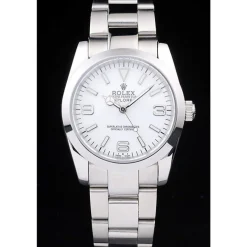 Rolex Explorer Polished Stainless Steel White Dial 98086