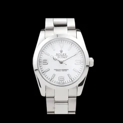 Rolex Explorer Polished Stainless Steel White Dial 98086