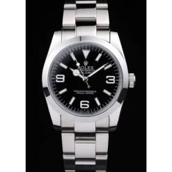 Rolex Explorer Polished Stainless Steel Black Dial 98087