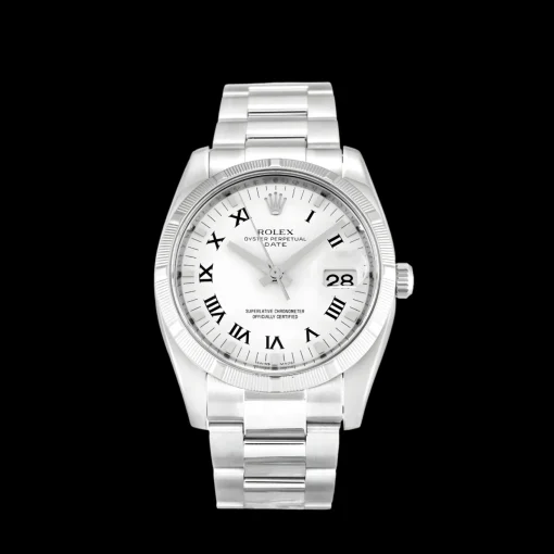 Rolex Oyster Perpetual Date 34mm White 115210