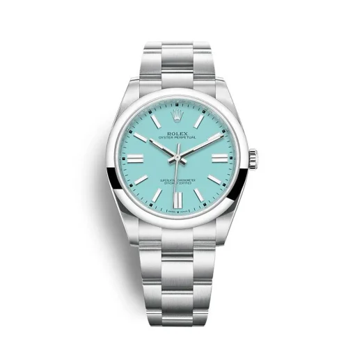 Rolex Oyster Perpetual 41mm Turquoise blue