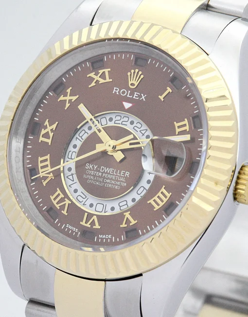 Rolex Sky-Dweller 326938 Gold & Silver