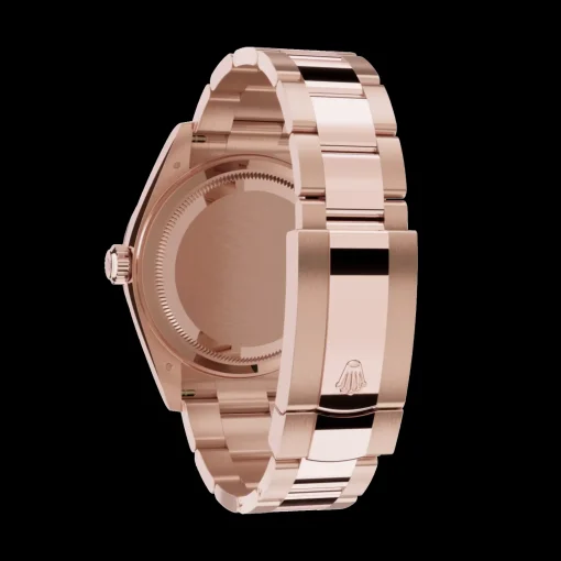 Rolex Sky-Dweller: 42 mm, Everose gold with a blue-green dial and an Oyster bracelet, m336935-0001