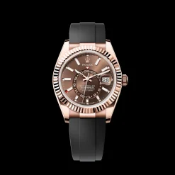 Rolex Sky-Dweller: Oyster, 42 mm, Everose gold, Chocolate dial, m336235-0002