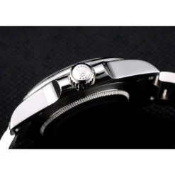 Rolex Swiss Explorer Stainless Steel Bezel Black Dial Watch