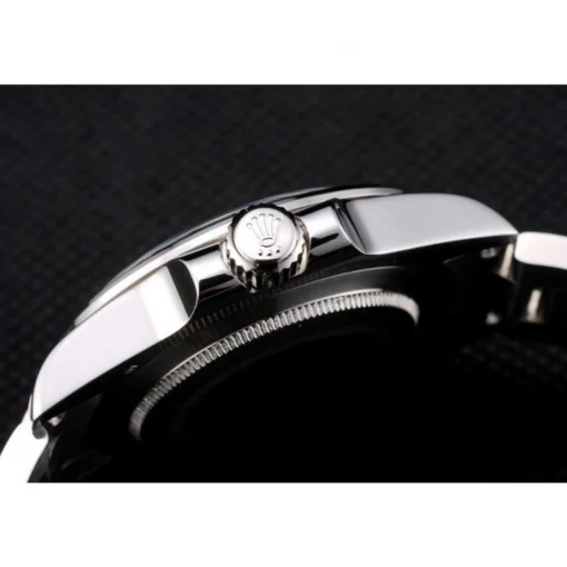 Rolex Swiss Explorer Stainless Steel Bezel Black Dial Watch
