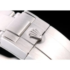 Rolex Swiss Explorer Stainless Steel Bezel Black Dial Watch