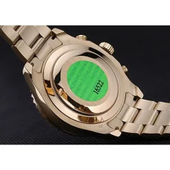 Rolex Yacht-Master II White Dial Blue Bezel Gold Bracelet 622271