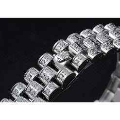 Swiss Rolex DateJust Diamond Dial Stainless Steel 622022