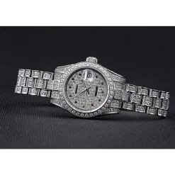 Swiss Rolex DateJust Diamond Dial Stainless Steel 622022