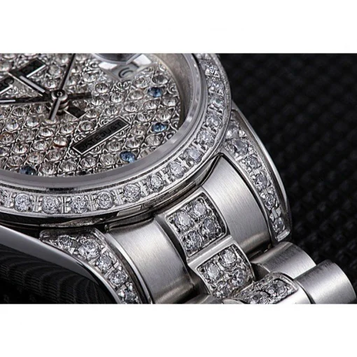 Swiss Rolex DateJust Diamond Dial Stainless Steel 622021