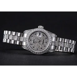 Swiss Rolex DateJust Diamond Dial Stainless Steel 622021