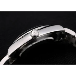 Swiss Rolex Explorer Stainless Steel Bezel Black Dial 42002