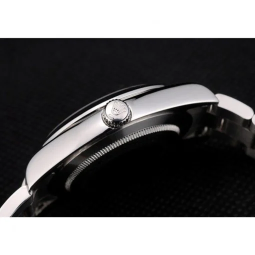 Swiss Rolex Explorer Stainless Steel Bezel Black Dial 42002