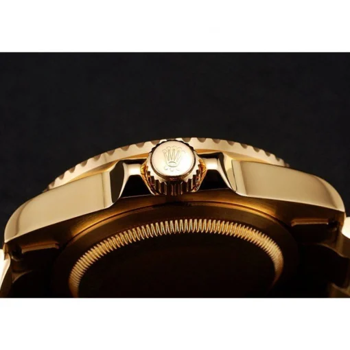 Swiss Rolex GMT Master II Green Dial And Bezel Gold Case And Bracelet 1453750
