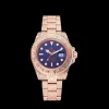 Swiss Rolex Submariner Skull Limited Edition Blue Dial Rose Gold Case And Bracelet 1454085